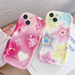 Lwy เคสโทรศัพท์มือถือนิ่ม ลายหัวใจ ดาว 7 สี สําหรับ Infinix Hot 10 Play X688C X688B Hot 8 9 Play 10 Lite 12 20 30 Play 20i 30i Note 12 Pro 12 G96 12 Turbo Smart 6 Plus