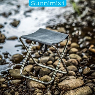 [Sunnimix1] เก้าอี้พับ ขนาดเล็ก แบบพกพา สําหรับตกปลา ตั้งแคมป์ เดินป่า ทําสวน