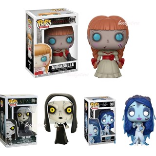 โมเดลฟิกเกอร์ Funko Pop The Conjuring 469 Annabelle 987 Emily Valak 775 The Nun ของเล่นสําหรับเด็ก