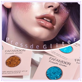 Fafamoon อายแชโดว์เจล กลิตเตอร์ เลื่อม เกล็ดนางเงือก แต่งหน้า 18 สี