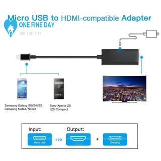 สายเคเบิลแปลง Micro Usb เป็น HDMI Mirco Usb เป็น HDMI HD X5J1