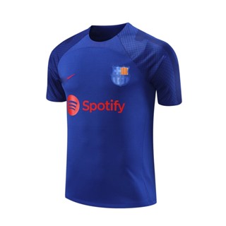 เสื้อกีฬาแขนสั้น คอกลม ลายทีมฟุตบอล Barcelona 24 Barcelona พลัสไซซ์ สําหรับผู้ชาย ไซซ์ S - XXL