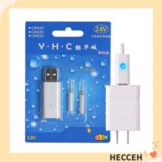 Hecceh ที่ชาร์จแบตเตอรี่อิเล็กทรอนิกส์ USB 1 รู 2 รู CR425