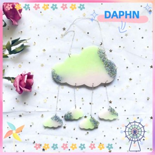 Daphs แม่พิมพ์ซิลิโคน รูปก้อนเมฆ สําหรับทําจี้ต่างหู DIY