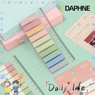 Daphne กระดาษโน้ตมีกาว ที่คั่นหนังสือ DIY สําหรับสํานักงาน