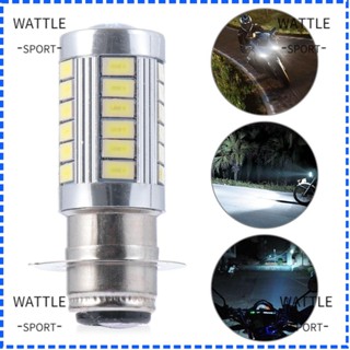 Wattle ไฟหน้ารถจักรยานยนต์ สีขาว 5730 H6 BA20D