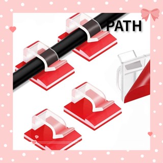 Path คลิปหนีบสายเคเบิล มีกาวในตัว 50 ชิ้น