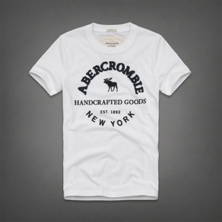 เสื้อยืดโปโล แขนสั้น ผ้าฝ้าย ปักลาย Abercrombie Fitch แฟชั่นฤดูร้อน สําหรับผู้ชาย