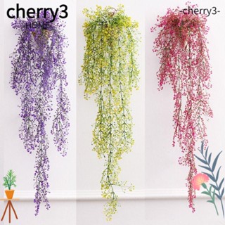 Cherry3 ช่อดอกไม้ประดิษฐ์ สําหรับตกแต่งบ้าน สํานักงาน