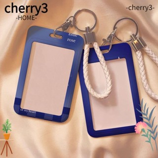 Cherry3 กระเป๋าใส่บัตรเครดิต บัตรประจําตัว พลาสติก ลายการ์ตูน สําหรับเด็กผู้ชาย และเด็กผู้หญิง