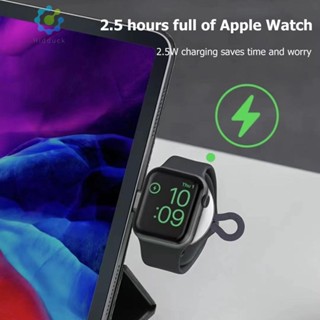 [Idduck.Th] แท่นชาร์จไร้สาย USB C 2.5W แบบพกพา สําหรับ Apple Watch Series 7 6 5 4 3 2