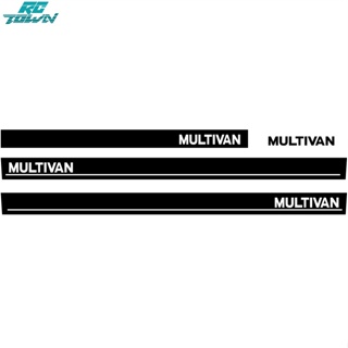 Rctown สติกเกอร์ลายทาง D-1302 มีกาวในตัว สําหรับตกแต่งรถยนต์ T4 T5 4 ชิ้น