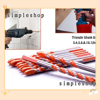 SIMPLE ดอกสว่านโฮลซอ หัวเพชร เส้นผ่าศูนย์กลาง 3 มม.-12 มม. สําหรับเจาะกระจก เซรามิก DIY