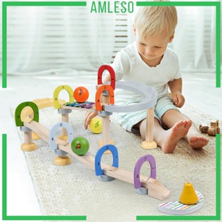 [Amleso] Montessori Ball Track Balance Game รางลูกบอล แบบโต้ตอบ เสริมพัฒนาการ สําหรับเด็กปฐมวัย