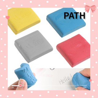 PATH Plasticine Soft Erasers Sketch Kneaded Plasticity Eraser Art Painting Highlight Stationery Wipe Rubber/Multicolor