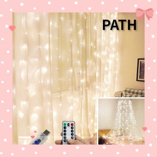 Path ม่านไฟ Led 300 ดวง 3 เมตร อุปกรณ์เสริม สําหรับตกแต่งห้องนอน บ้าน