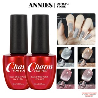 ANNIES Fashion 12 สี Cat Eye Nail Polish Gel Color Stone Reflective Shining Aurora [prettylady]