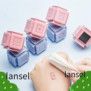 LANSEL แสตมป์ตรายาง นาฬิกา เพื่อการเรียนรู้ สําหรับเด็ก