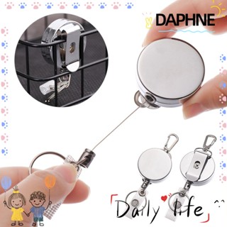 Daphne คลิปหนีบป้ายชื่อ แบบโลหะ ป้องกันการสูญหาย 1 ชิ้น