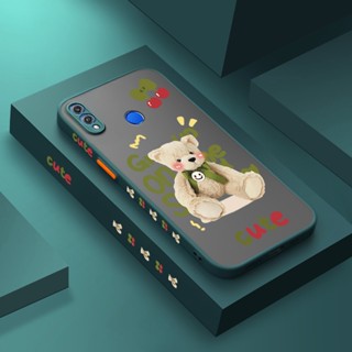 เคสมือถือ แบบแข็ง ขอบซิลิโคน ลายการ์ตูนหมีน่ารัก กันกระแทก สําหรับ Honor X7 X8 5G X9 5G 8X Honor 9A 9x 9x Pro