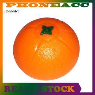 Phoneacc ลูกบอลยางบีบ รูปมะเขือเทศ สีส้ม ของเล่นบรรเทาความเครียด