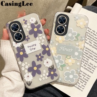 เคสโทรศัพท์ ซิลิโคนนิ่ม ป้องกัน ปิดด้านหลัง ลายดอกไม้ แฟชั่น สําหรับ VIVO Y27 Y36 Y36 Y27