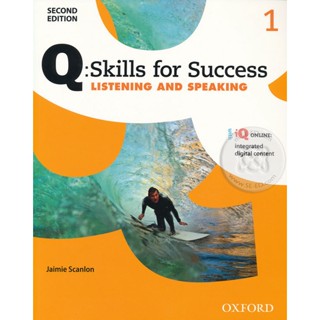 Bundanjai (หนังสือเรียนภาษาอังกฤษ Oxford) Q : Skills for Success 2nd ED 1, Listening &amp; Speaking : Students Book +iQ