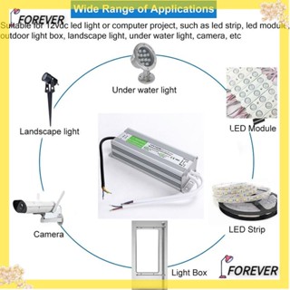 FOREVER อะแดปเตอร์ไฟ LED IP67 DC 12V กันน้ํา