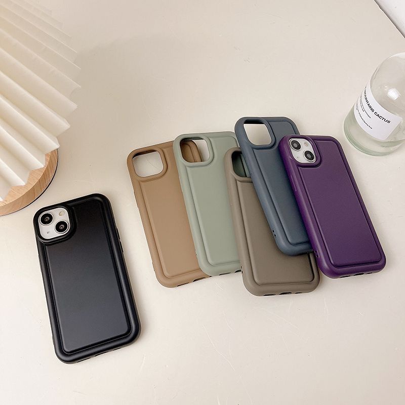 เคส สําหรับ for iPhone 11 13 14 12 Pro Max 7 8 6 SE Plus XR XS X ซิลิคอน เคสไอโฟน เคสโทรศัพท์ เคสโทรศัพท์มือถือ Case