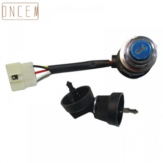 【ONCEMOREAGAIN】Ignition Switch Plug Black Five-wire Panel Lock Material Metal Plastic