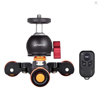 Fw Andoer L4 PRO กล้องสไลด์วิดีโอ ไร้สาย 3 ความเร็ว ปรับได้ พร้อมสเกลบอกสถานะ สําหรับกล้อง DSLR สมาร์ทโฟน