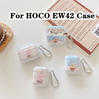 【พร้อมส่ง】สําหรับ Hoco. เคสหูฟัง แบบนิ่ม ลายการ์ตูน EW42 สําหรับ HOCO EW42