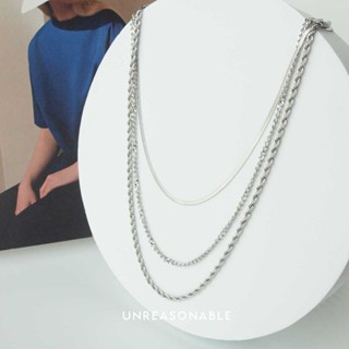 สร้อยคอ Stainless สีเงิน Unreasonable Accessories UA0822-02