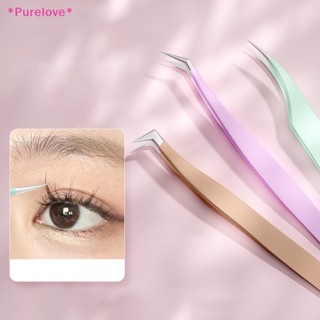 Purelove&gt; ใหม่ แหนบหนีบขนตาปลอม สําหรับต่อขนตา 1 ชิ้น