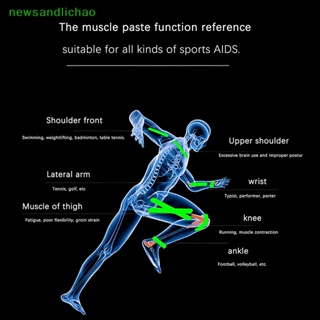 Newsandlichao แผ่นแปะกล้ามเนื้อ กันน้ํา บรรเทาอาการปวด 10 ชิ้น