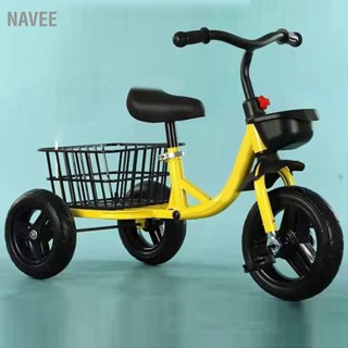 NAVEE จักรยานสามล้อเด็กเด็กวัยหัดเดิน Trike Baby Blance Bike พร้อมตะกร้าเก็บของสำหรับอายุ 2 ถึง 6 ปี