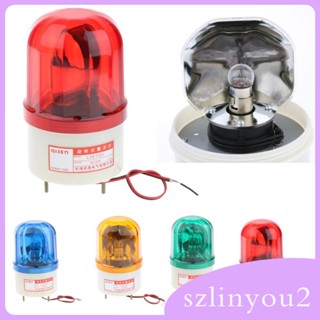 [szlinyou2] ไฟเตือน LED 24V สีแดง หมุนได้ สําหรับโรงงาน อัตโนมัติ