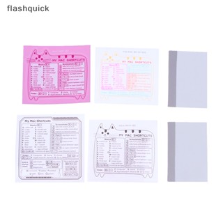 Flashquick สติกเกอร์ติดแป้นพิมพ์ คอมพิวเตอร์ อ้างอิง สําหรับ Windows PC Laptop Nice