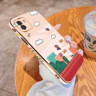 เคสโทรศัพท์มือถือ TPU นิ่ม กันกระแทก ปิดด้านหลัง ลายเกมมาริโอ้ หรูหรา สําหรับ Samsung Galaxy A03 Core A03S A13 A23 A33 A53 A73 4G 5G