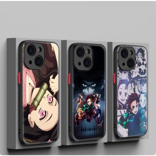 เคสโทรศัพท์มือถือแบบนิ่ม ลายการ์ตูนดาบพิฆาตอสูร SXC21 สําหรับ iPhone 12 13 Plus 14 Pro Max