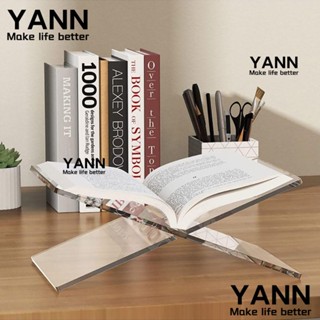 Yann1 ชั้นวางหนังสืออะคริลิคใส ขนาดใหญ่ ทนทาน สําหรับตกแต่งบ้าน