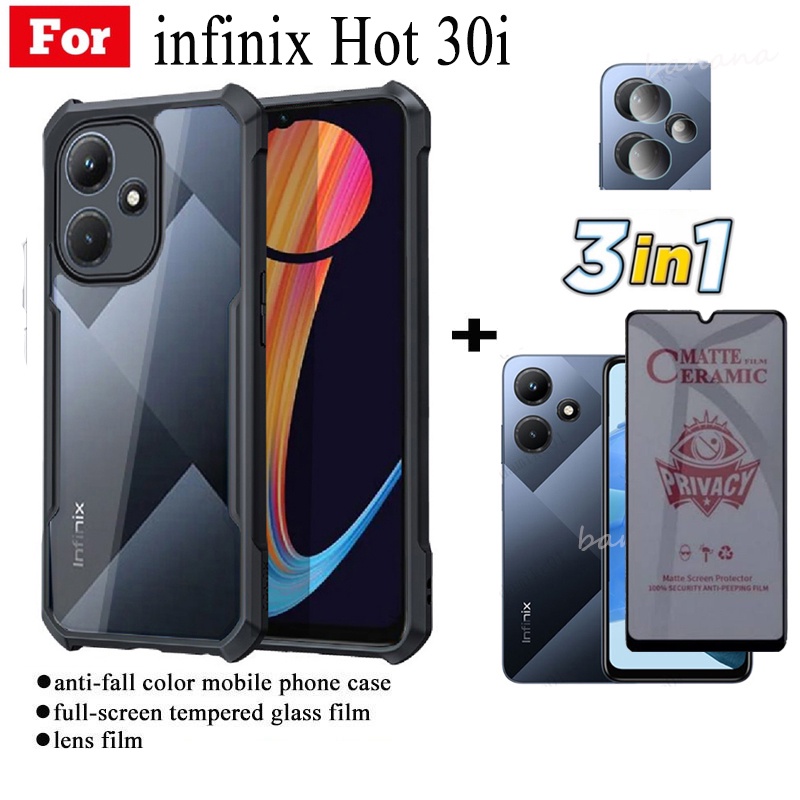3in1 infinix Hot 30i เคสโทรศัพท์กันกระแทกสําหรับ Hot 30 Play Hot 20s 20i 20 Play 11 Play 11s 10 Play