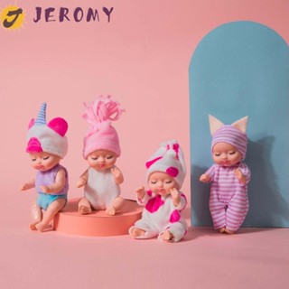 Jeromy ตุ๊กตาเด็กนอนหลับ หลากสีสัน พร้อมเสื้อผ้า ของเล่นน่ารัก DIY