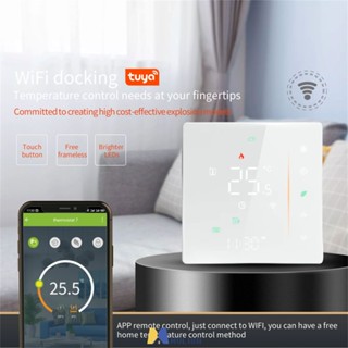 Aubess Graffiti Smart Wifi Electric Floor Heating Temperature Controller Temperature Control Panel 16a Sweat Steam Room Digital Floor Heating Temperature Controller Alexa MOLISA