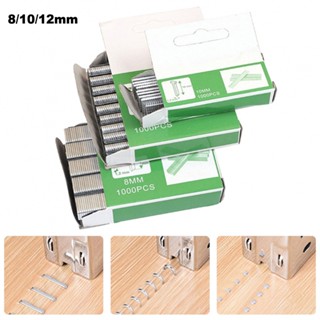 ⚡NEW 8⚡Staples Nails Brad Nails Door Nail Packaging Silver Stapler Steel U Shape