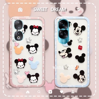 ใหม่ เคสโทรศัพท์มือถือ ซิลิโคนนิ่ม ใส บางมาก กันกระแทก ลายการ์ตูนน่ารัก แฟชั่น สําหรับ Honor90 Honor 70 90 Lite 5G 2023 Honor 90 5G