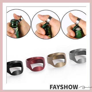 Fay 1/3 ชิ้น ที่เปิดขวดเบียร์ แบบพกพา สเตนเลส บ้าน และที่อยู่อาศัย เครื่องมือครัว