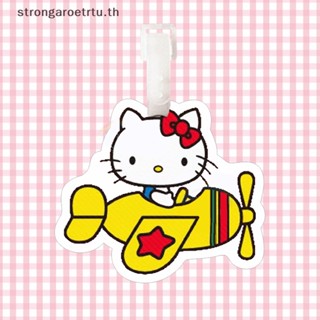 Strongaroetrtu Sanrio พวงกุญแจพลาสติก จี้ตุ๊กตาการ์ตูน Hello Kitty สําหรับห้อยกระเป๋าเดินทาง กระเป๋าเป้สะพายหลัง