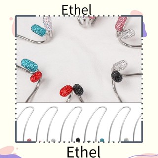 Ethel1 ตะขอแขวนเบาะหลังรถยนต์ ประดับเพชร วิบวับ 2 แพ็ค