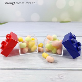 Strongaromatic กล่องพลาสติกใส สําหรับใส่ขนมหวาน 6 ชิ้น